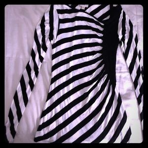 Women’s ECI, black and white, long sleeve top
